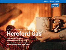Tablet Screenshot of herefordgasservices.co.uk